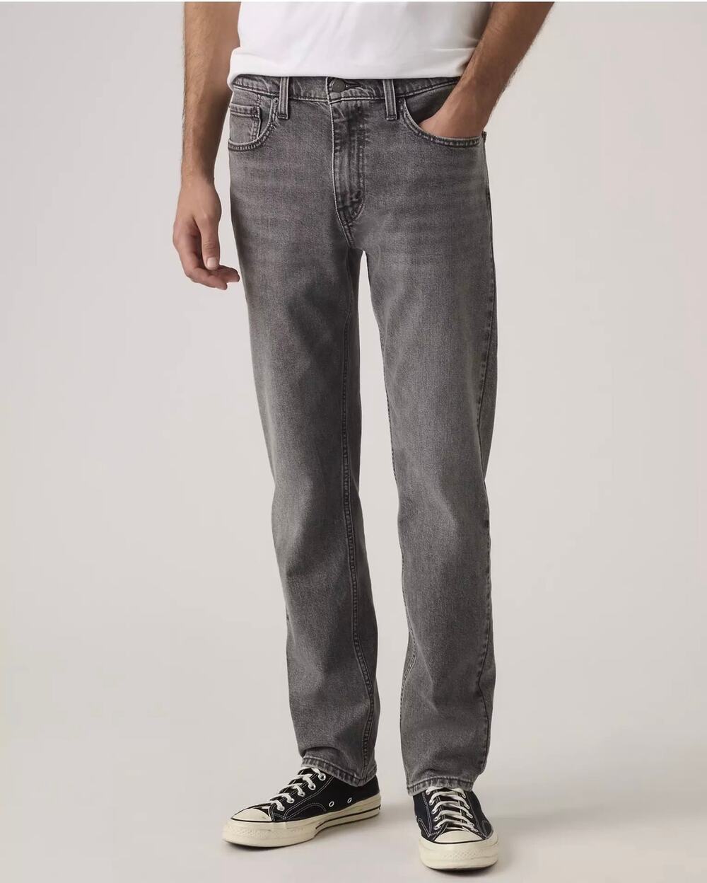 Levi's 502 Taper Jeans Men's W34 L32 Gray Stretch Denim NWOT